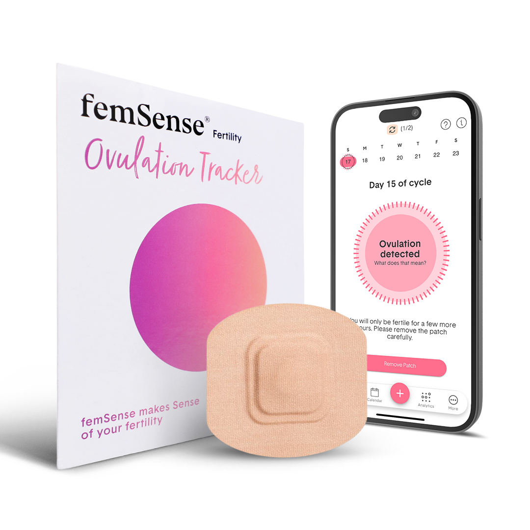 femSense Ovulation tracking system - patch and app
